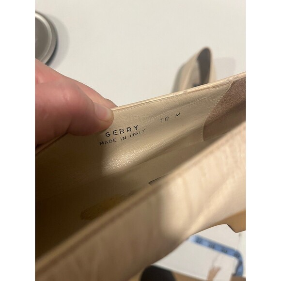 Vintage Women’s Bally ‘Gerry’ Tasseled Bone Loafers Embossed Snake Skin Sz 10 - Picture 3 of 8